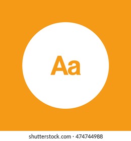 Tumblr text post icon vector, isolated, button, EPS, UI, web, symbol, logo, element, image, flat, illustration, graphic, social media user interface sign 2016, modern