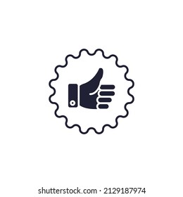 tumbs  icons  symbol vector elements for infographic web