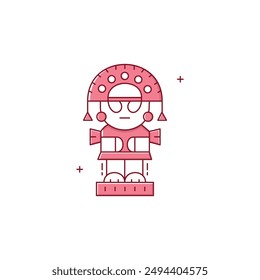 Tumi Inca Vector Icon Design 