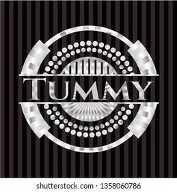 Tummy silver shiny emblem