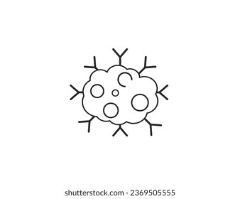 Tumor, Cancer disease icon. Vector illustration.