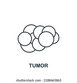 Tumor Icon. Monochrome Simple Deseases Icon For Templates, Web Design And Infographics