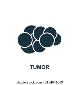 Tumor Icon. Monochrome Simple Diseases Icon For Templates, Web Design And Infographics