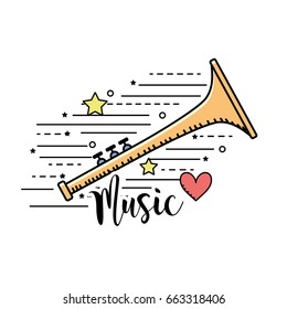 tumpet musical instrument to play music