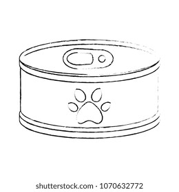 tuna can isolated icon