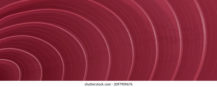 Tuna Fillet Texture, Red Fish Meat Pattern. Vector Realistic Abstract Background Of Raw Tuna Steak, Meat Flesh Slice Structure With White Circle Lines, Seafood Cut For Japanese Food And Sushi