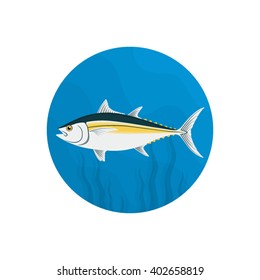 Tuna Fish Flat Icon