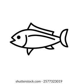 Tuna fish  icon color editable