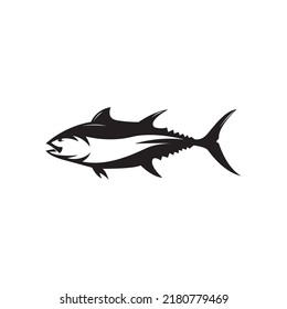 tuna fish icon logo vector design template