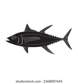 Tuna fish icon vector illustration symbol design