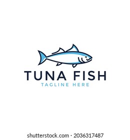 Logo für Thunfisch, Fischlogo, Vektorgrafik