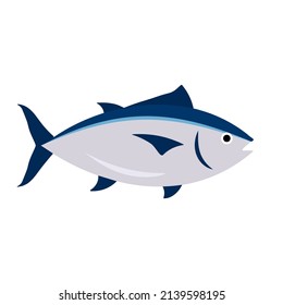 Tuna fish logo icon outline illustration. Salmon tuna fish line icon seafood logo