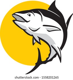 Tuna Fish Logo, Vector Illustration