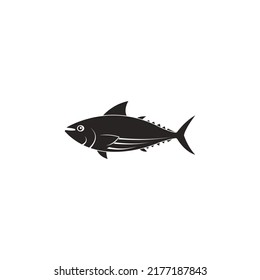 Tuna fish logo. vector illustration design template.