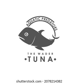 Tuna Fish Sea Fish Vector Logo Design