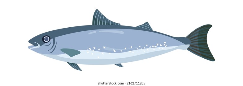 Icono de mariscos de atún. Ilustración del vector