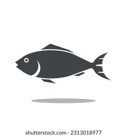 Tuna fish stylized. Vector illustration.