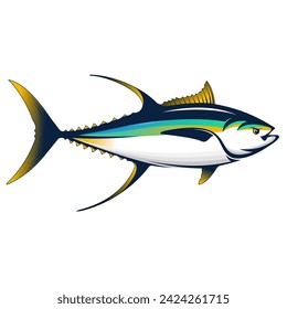 TUNA FISH VECTOR FOR FISHING LOGO COMPANY