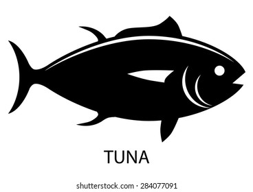 Tuna Fish Vector Icon