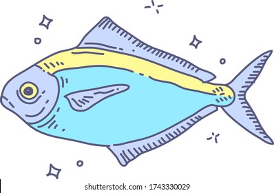 tuna fish vector . tuna fish illustration