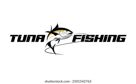 Tuna Fishing Vector Art for Addicts: High-Quality Design for Anglers