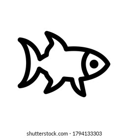 tuna icon or logo isolated sign symbol vector illustration - high quality black style vector icons
