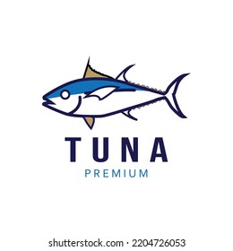 Ilustración del diseño del logotipo del vector Tuna Premium