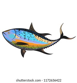 Tuna sea fish unique design