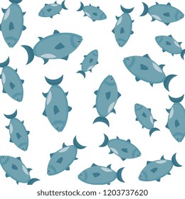 tuna sea food pattern