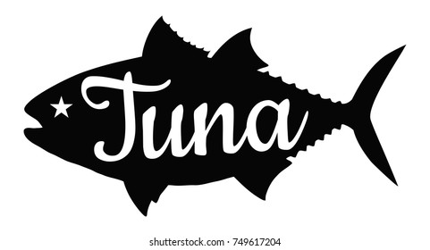 tuna silhouette logo