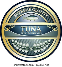 Tuna Supreme Quality Vintage Label