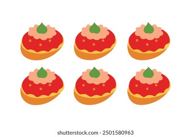 Tuna Tartare Color Art Artistic Depictions of Fresh Tuna Tartare