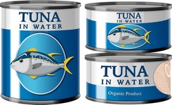 Tuna Tin Can Collection Illustration