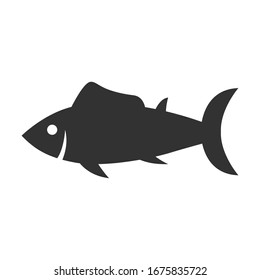 Tuna Vector Icon On White Background