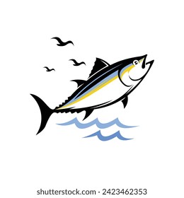 Tuna vector, tuna logo design