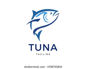 Tuna Vector Logo Template Design