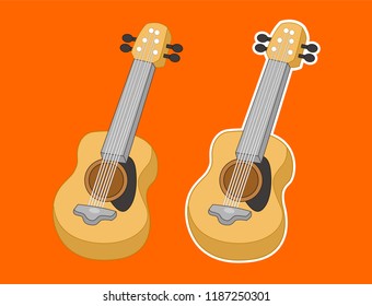 Tunable wood guitar
