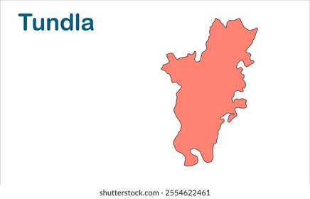 Tundla subdivision map, Firozabad District, Uttar Pradesh State, Republic of India, Government of  Uttar Pradesh, Indian territory, Eastern India, politics, village, tourism