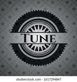 Tune dark icon or emblem. Vector Illustration. Detailed.