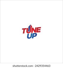 tune up up ward arrow energy vector logo template