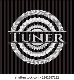 Tuner silver shiny badge