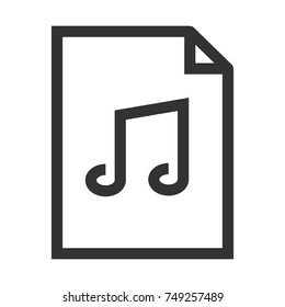 Tunes line icon