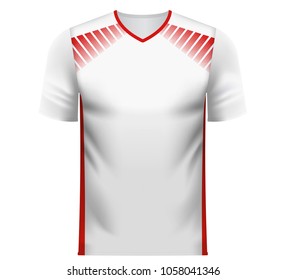 Tunesia national soccer team shirt in generic country colors for fan apparel.