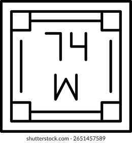Tungsten Filled Style Icon Design