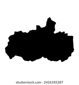 Tungurahua Province map, administrative division of Ecuador. Vector illustration.