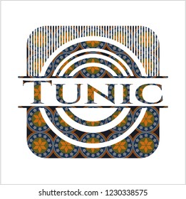 Tunic arabesque emblem. arabic decoration.