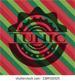 Tunic christmas emblem. Vector Illustration. Detailed.