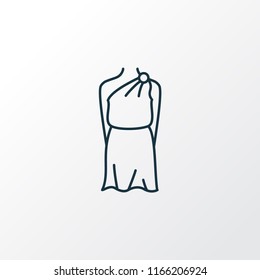 Tunic icon line symbol. Premium quality isolated dress element in trendy style.