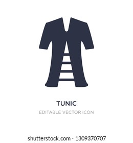 tunic icon on white background. Simple element illustration from Fashion concept. tunic icon symbol design.