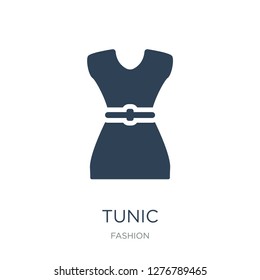 tunic icon vector on white background, tunic trendy filled icons from Fashion collection, tunic vector illustration